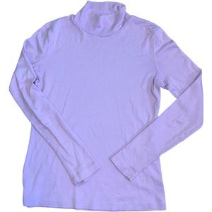 Talbots Lilac Turtleneck